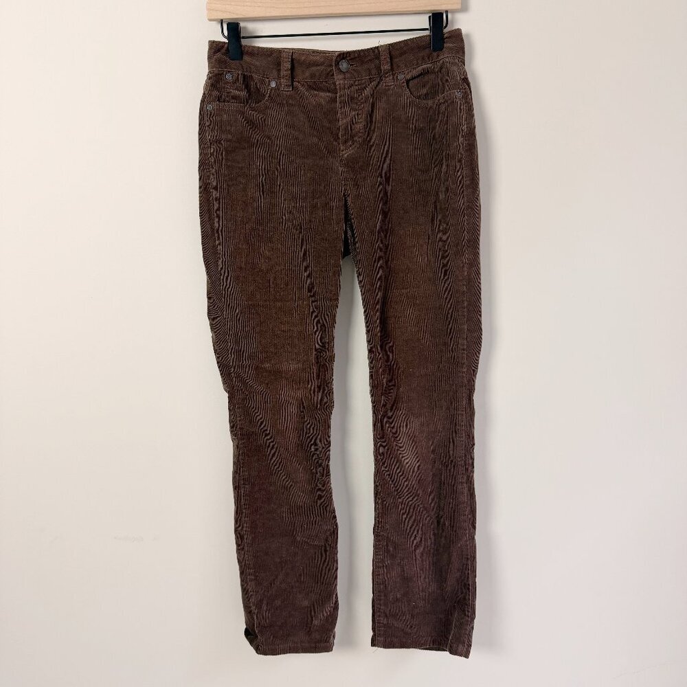 2/$30 Talbots Heritage Brown Corduroy Pants 4P